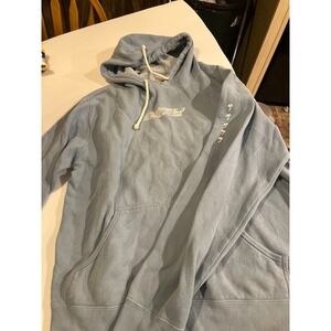 Local‎ Motion Blue Graphic Hoodie Sweatshirt Size Large